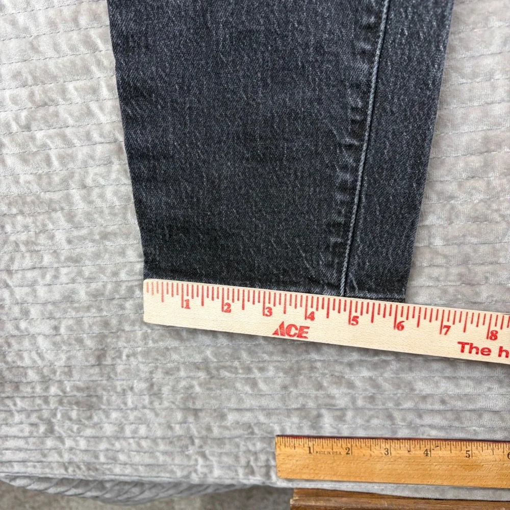 Levis 501‎ Skinny Jeans Mens 29x30 Faded Black Denim 29502-0248